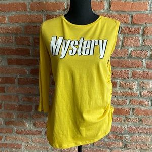 Yellow Zara shirt